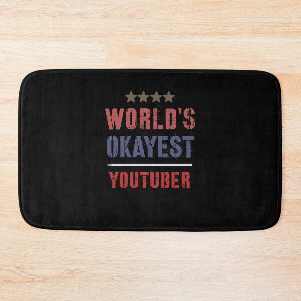 Item preview, WORLDS OKAYEST YOUTUBER designed and sold by 30-Merch.