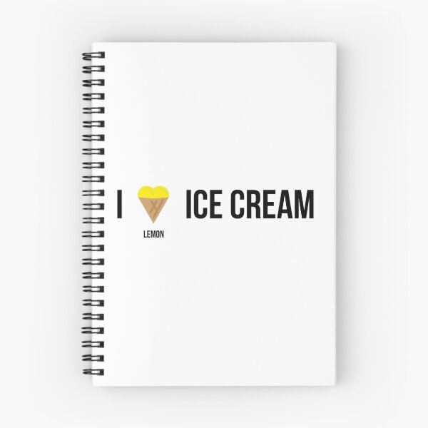 Item preview, I Love Lemon Ice Cream Illustration  designed and sold by EMEICEA.