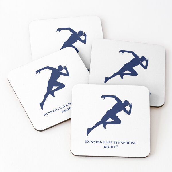 Item preview, Running late is exercise right? designed and sold by besimple2021.