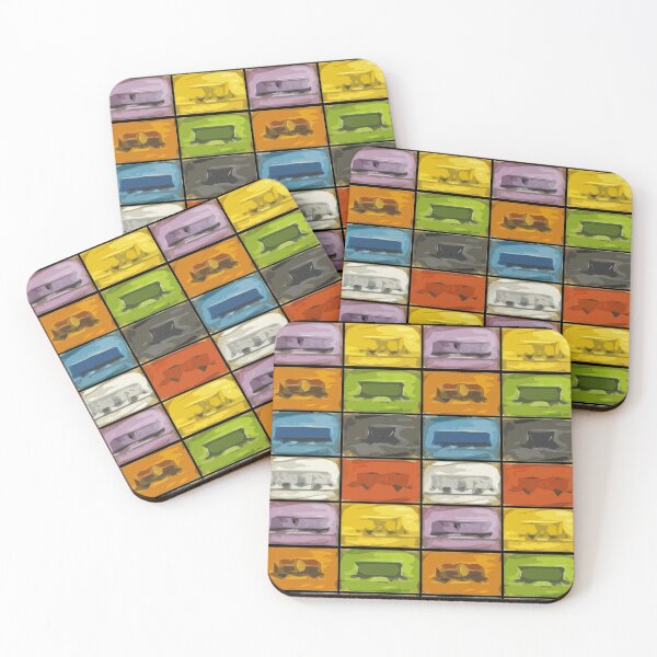 Ticket to Ride: Trains Coasters (Set of 4)