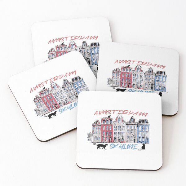 Item preview, AMSTERDAM  SKYLINE CAT  designed and sold by mustaphaaga.