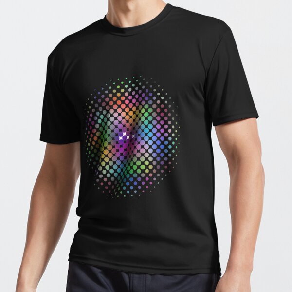 Radial Dot Gradient Active T-Shirt