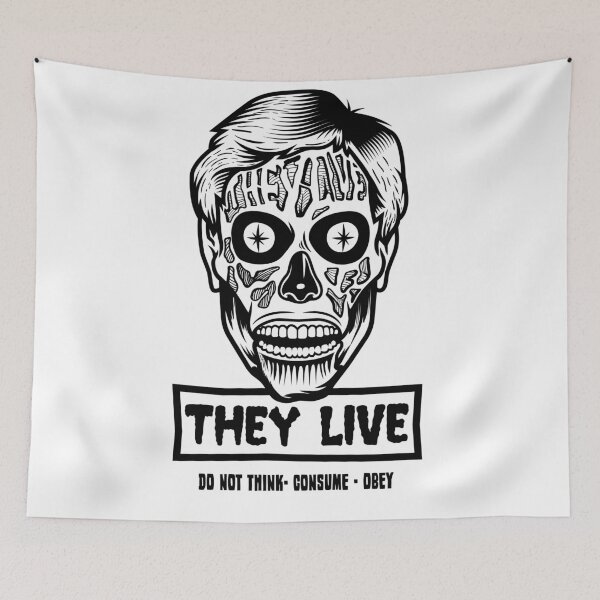 Item preview, they live - obey do not think and consume  designed and sold by redwane.