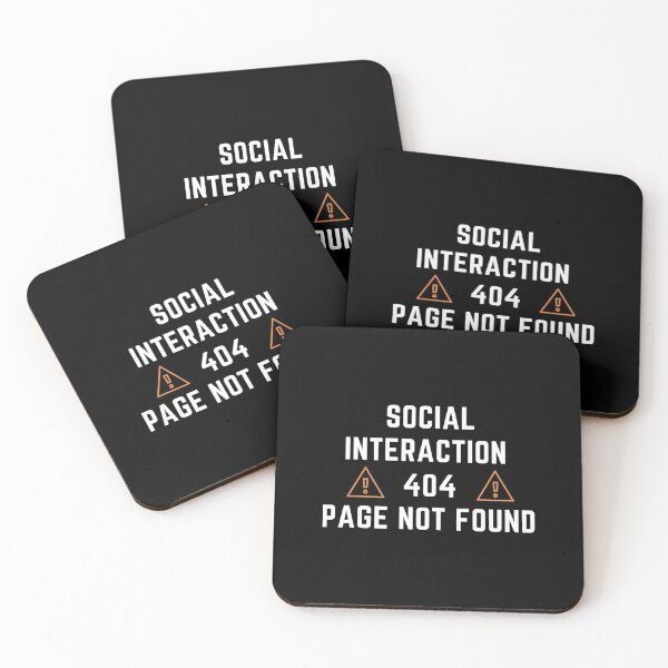 Item preview, Social Interaction Not Supported - Funny Social Anxiety designed and sold by nestoras28.