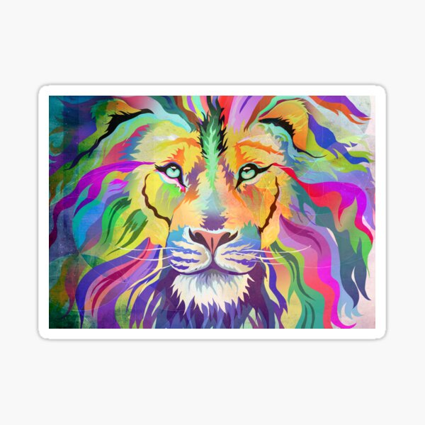 The King of Technicolor Sticker