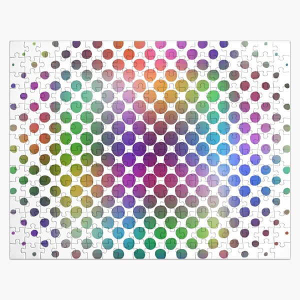 Radial Dot Gradient Jigsaw Puzzle