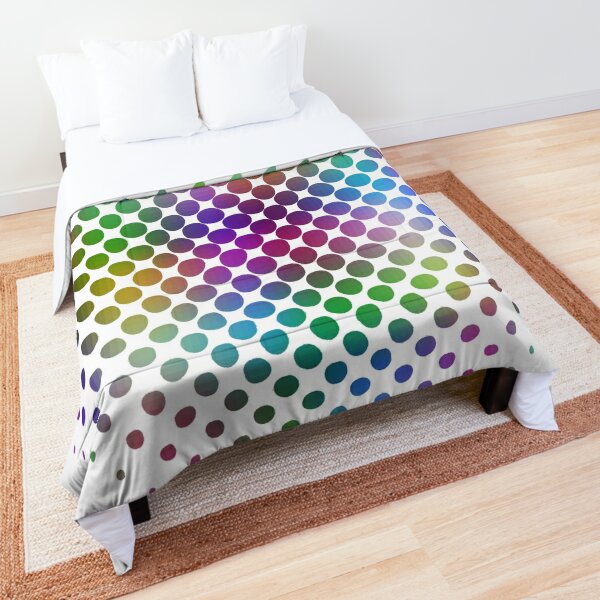 Radial Dot Gradient Comforter