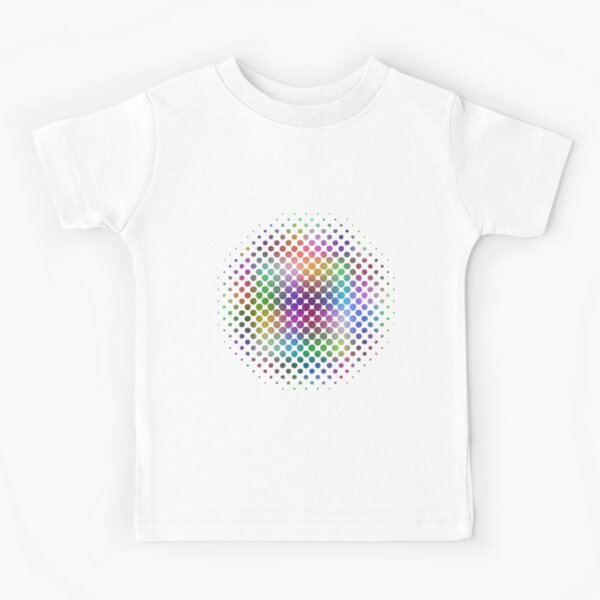 Radial Dot Gradient Kids T-Shirt
