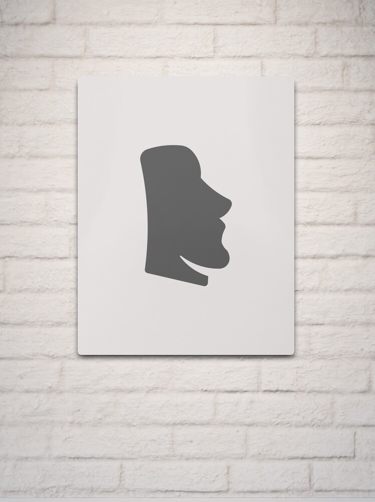 Moai Emoji Logo Silhouette For Download @