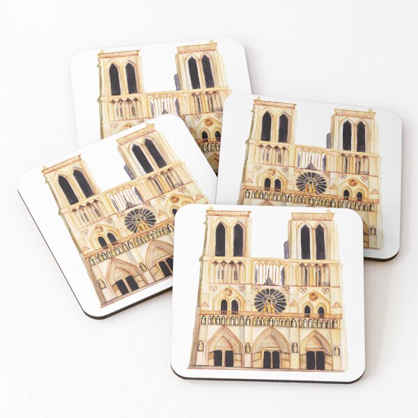 Item preview, Watercolor - the Notre Dame of Paris  designed and sold by Karolien Kenis.