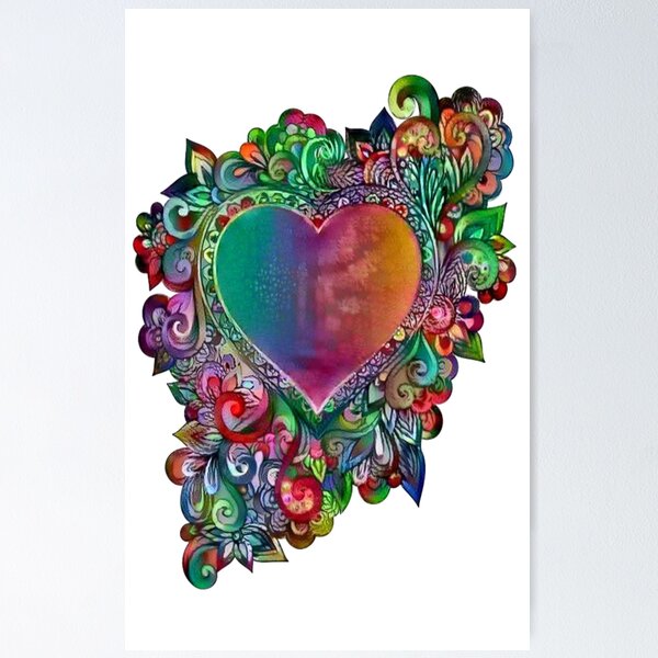 Item preview, Elegant Victorian Style Heart - Love - Valentine's Day designed and sold by ittybittyowl.