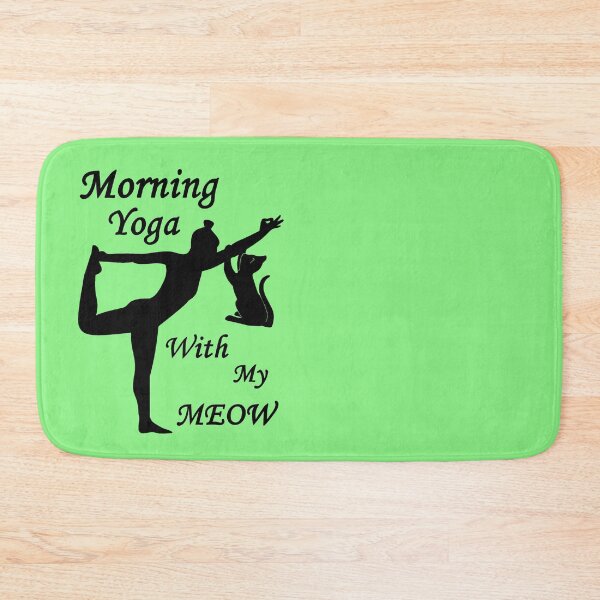 Item preview, Morning Yoga With My Meow - Funny Cat  designed and sold by TeesFashion.