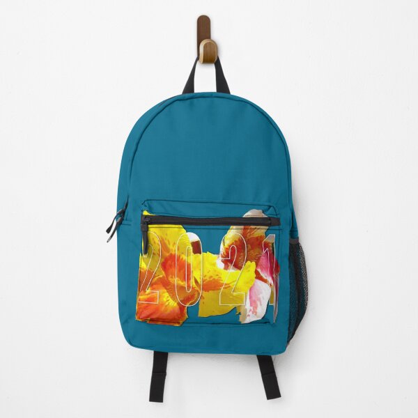 Item preview, 2021-Floral composition-blue background designed and sold by CSouissi.