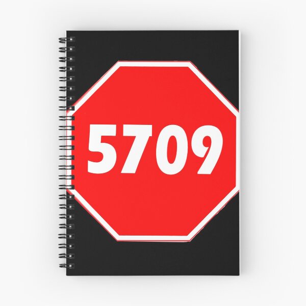 Item preview, STOP SIGN IN NUMBERS 5709 designed and sold by onemoormove.