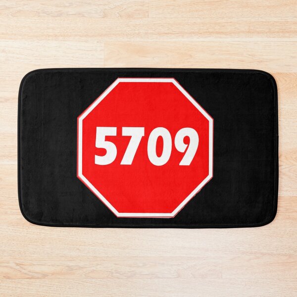 Item preview, STOP SIGN IN NUMBERS 5709 designed and sold by onemoormove.