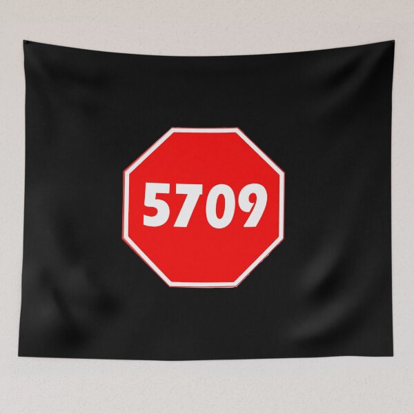Item preview, STOP SIGN IN NUMBERS 5709 designed and sold by onemoormove.