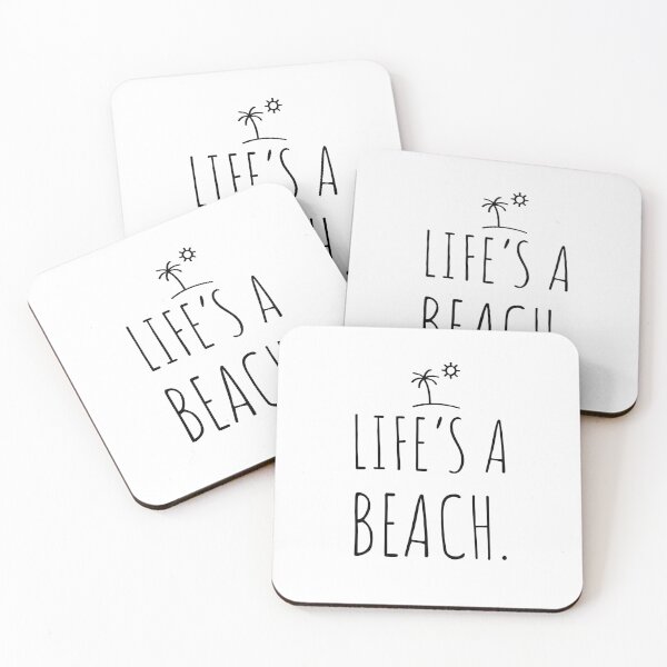 Item preview, life is a beach,beach,life's a beach - cool - minimalist - MINIMAL  designed and sold by Tropical Blood.