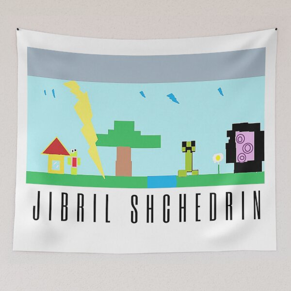 Item preview, Minecraft MS Paint Drawing by little Jibril Shchedrin designed and sold by LADYGOODMOOD.