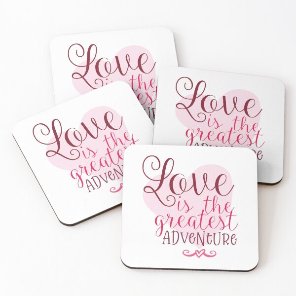Item preview, Love is the greatest adventure cute valentine's day design designed and sold by AnujShah7.