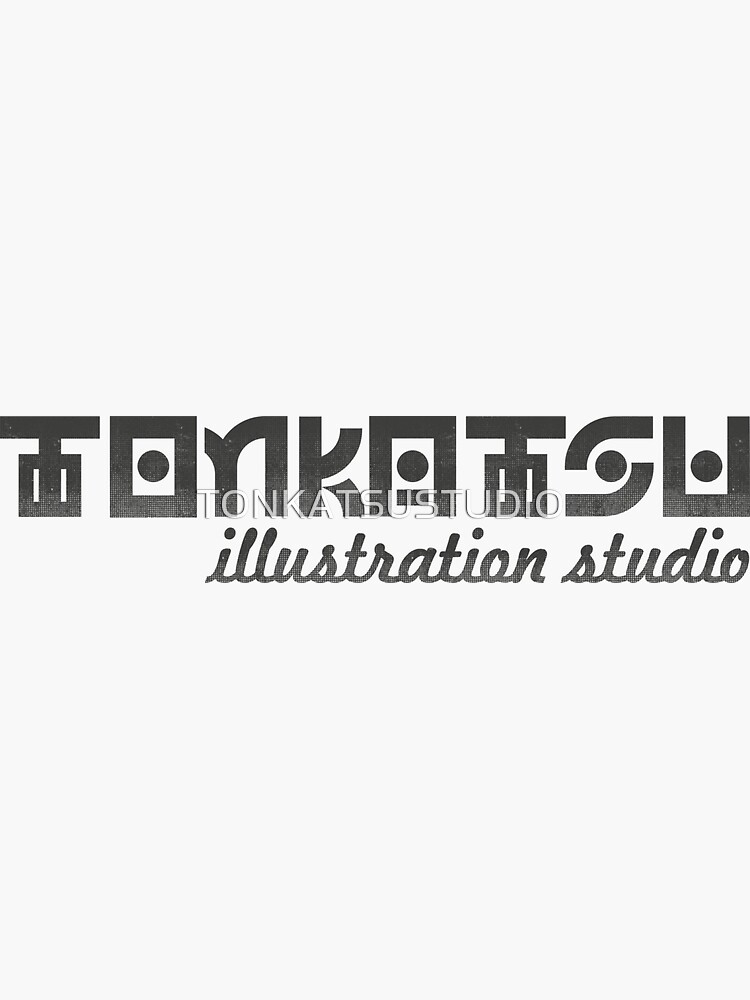 "Tonkatsu Studio Logo" Sticker for Sale by TONKATSUSTUDIO Redbubble