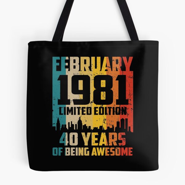 Item preview, 40th Birthday 40 Years Born In 1981 February designed and sold by Renergie.