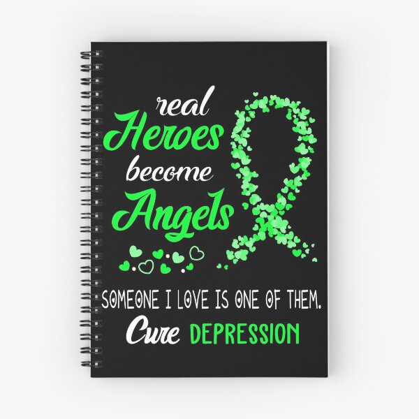 Item preview, Real Heroes become Angels Someone I love is one of them, Cure Depression designed and sold by KirstybShop.