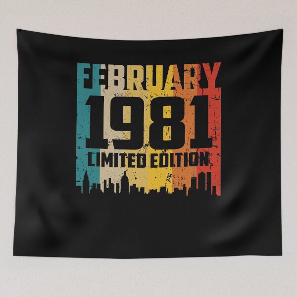 Item preview, 30th Birthday 30 Years Born In 1981 February designed and sold by Renergie.