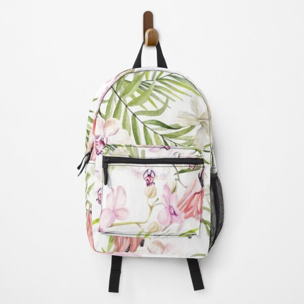 Item preview, Orchid flower and Flamingo pattern designed and sold by LouBaas.