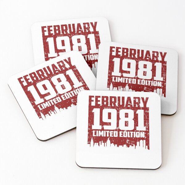 Item preview, 40th Birthday 40 Years Born In 1981 February designed and sold by Renergie.