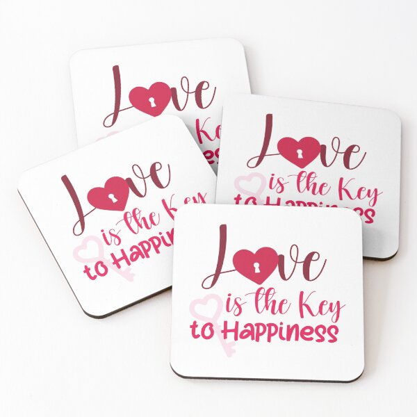 Item preview, Love is the key to happiness cute valentine's day design designed and sold by AnujShah7.
