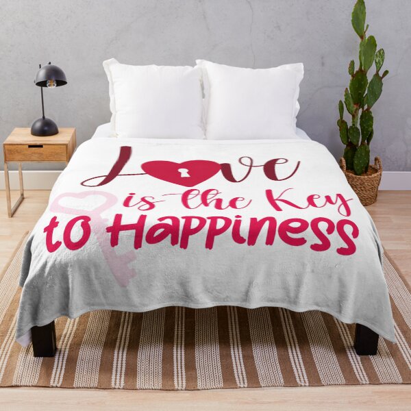 Item preview, Love is the key to happiness cute valentine's day design designed and sold by AnujShah7.