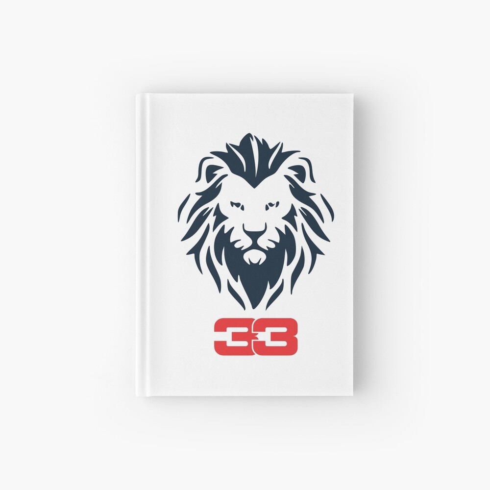 Max Verstappen 33 Formula1 Mad Max Lion Logo F1 Car Red Bull Racing 2021 Hardcover Journal By Adanicpro Redbubble