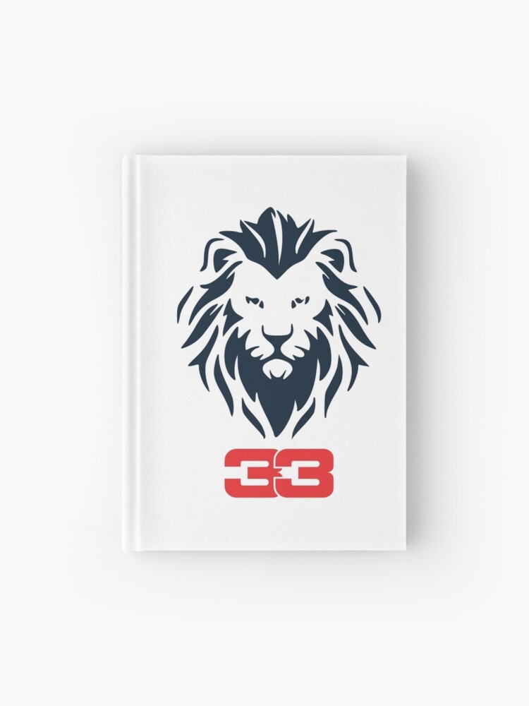 Max Verstappen 33 Formula1 Mad Max Lion Logo F1 Car Red Bull Racing 21 Hardcover Journal By Adanicpro Redbubble