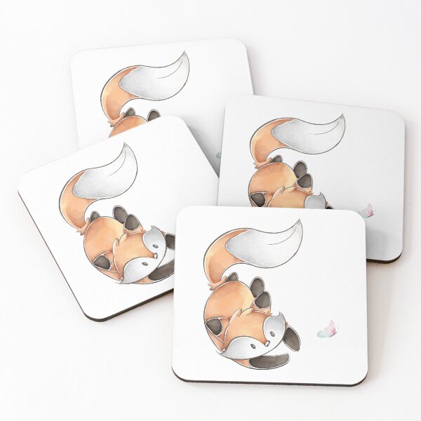 Item preview, Fun fox and butterfly designed and sold by polyest.