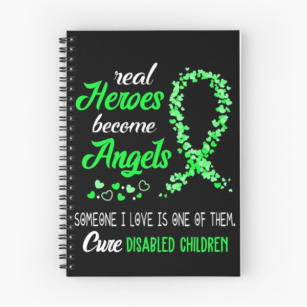 Item preview, Real Heroes become Angels Someone I love is one of them, Cure Disabled Children designed and sold by KirstybShop.