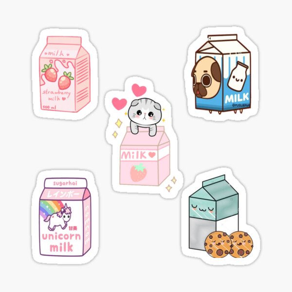 Everyday Milk Mocha Stickers by Gigih Hartanto