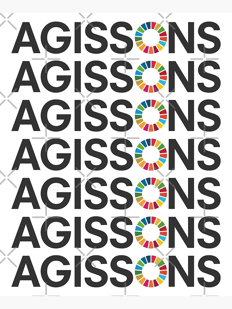 "ActNow UN Global Goals SDG Logo French Version" Poster by