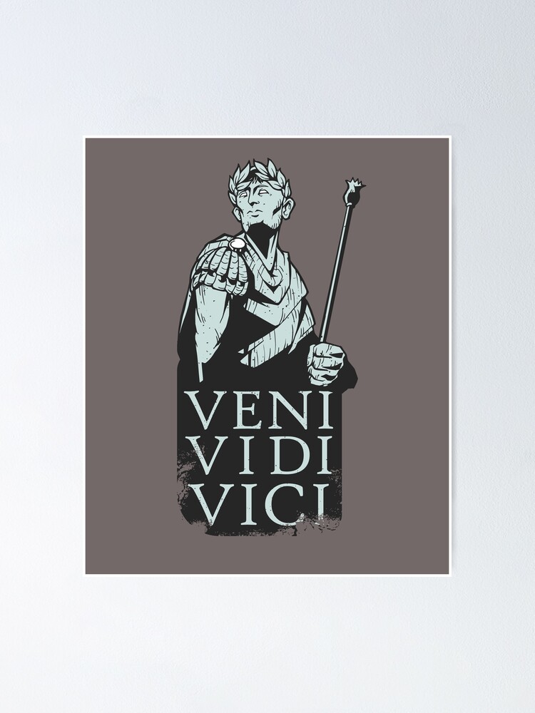 Veni Vidi Vici Posters and Art Prints for Sale