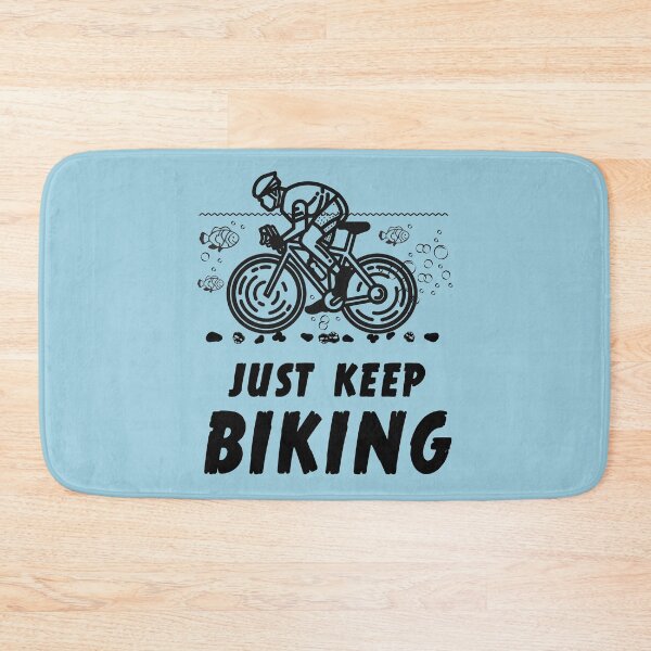 Item preview, Just Keep Biking Funny Graphic T-Shirt designed and sold by antarte99.