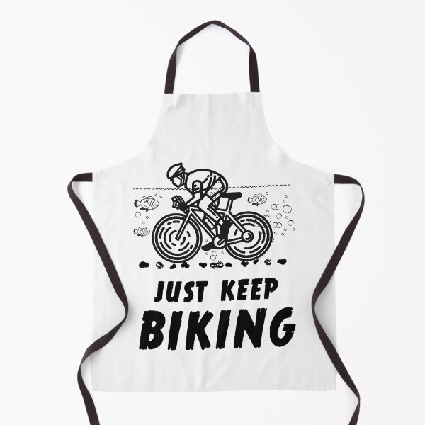 Item preview, Just Keep Biking Funny Graphic T-Shirt designed and sold by antarte99.