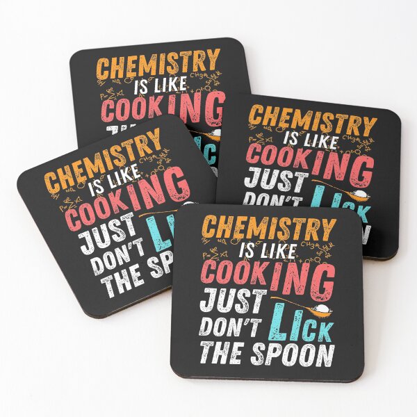 Item preview, Chemistry is like cooking just don't lick the spoon designed and sold by ReichBourne.