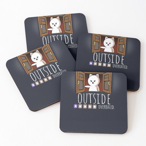 Item preview, Outside? Overrated Funny Indoors  designed and sold by Nerd Shizzle.