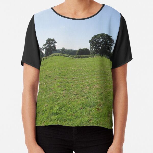 M.I. #117 |☼| Distant Love Heart Pareidolia Trees (Hadrian's Wall) Chiffon Top