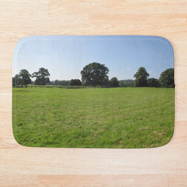 M.I. #117 |☼| Distant Love Heart Pareidolia Trees (Hadrian's Wall) Bath Mat