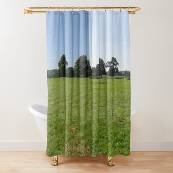 M.I. #117 |☼| Distant Love Heart Pareidolia Trees (Hadrian's Wall) Shower Curtain