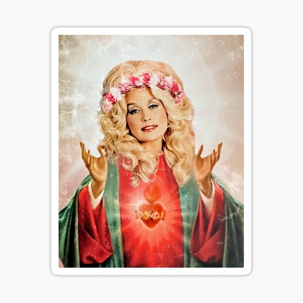 Saint Dolly Parton Stickers Redbubble