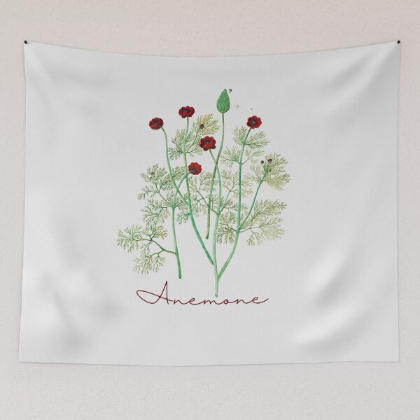 Item preview, Anemone vintage flowers designed and sold by Nyanko-Sempai.