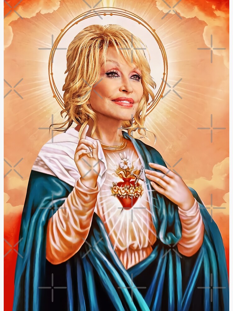 "Saint Dolly Country" Art Print by sudir787 Redbubble