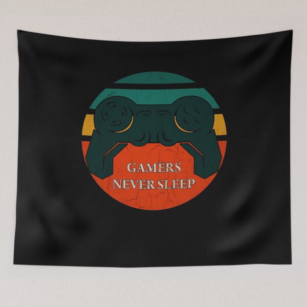 Item preview, Gamers Never Sleep Retro Vintage designed and sold by tpixx.