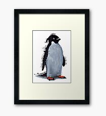 Winter Penguin Framed Print